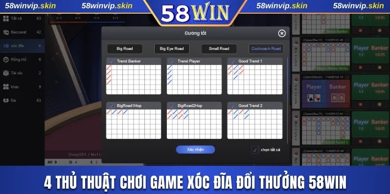 4 thủ thuật chơi game xóc đĩa đổi thưởng 58WIN