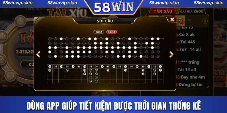 Dùng app giúp tiết kiệm được thời gian thống kê