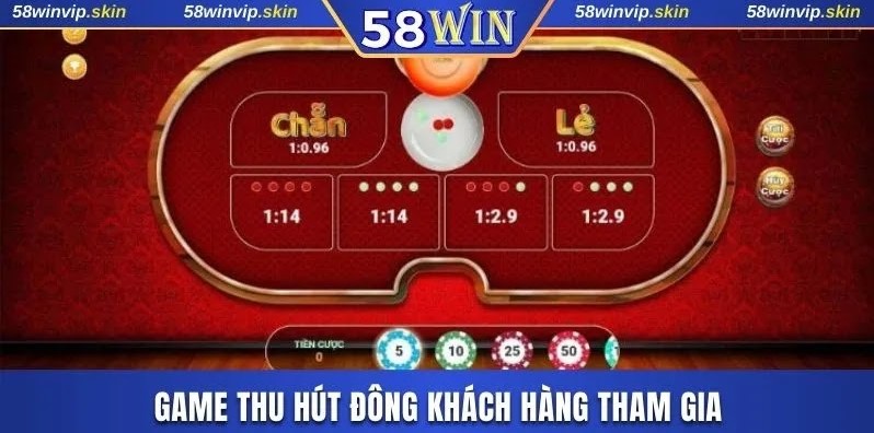 Game thu hút đông khách hàng tham gia