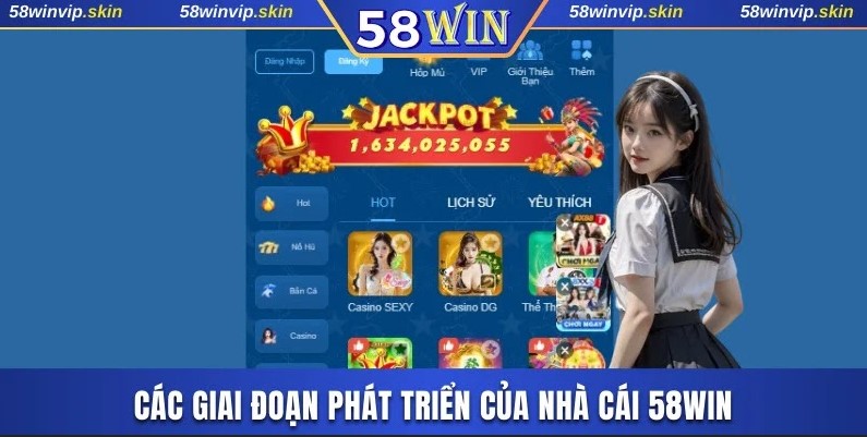 Giới thiệu 58WIN và các giai đoạn phát triển